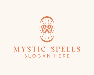 Mystical Fortune Teller Eye logo design