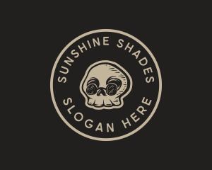 Sunglasses - Cool Sunglasses Skull logo design