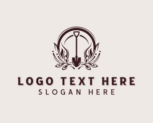 Landscaping - Garden Landscaping Shovel logo design