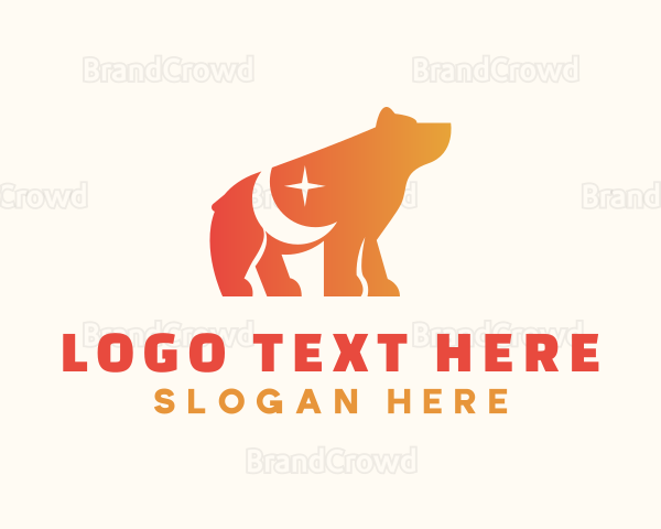 Orange Moon Bear Logo