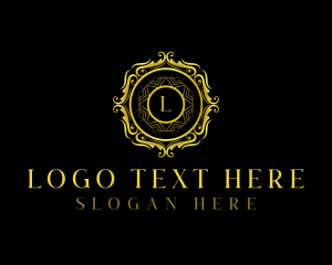 Gold - Luxury Ornament Jewelry logo design