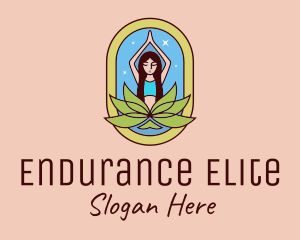 Lotus Yoga Instructor  logo design