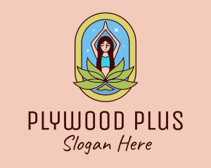 Lotus Yoga Instructor  logo design