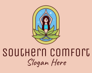 Lotus Yoga Instructor  logo design