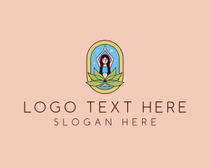 Lotus Yoga Instructor  Logo