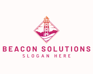 Beacon - Lighthouse Watchtower Beacon logo design