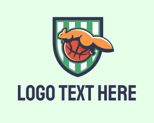 Basketball - Chipmunk Basketball Team logo design