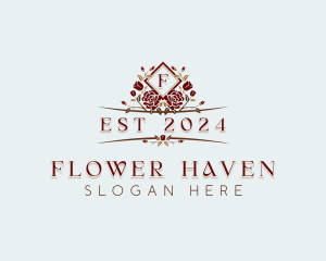 Flower Rose Event logo design