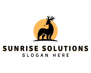 Sun - Wild Elk Sun logo design