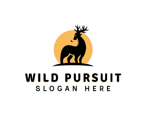 Wild Elk Sun logo design