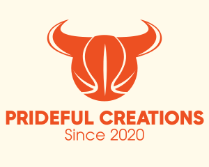 Pride - Orange Basketball Horns logo design