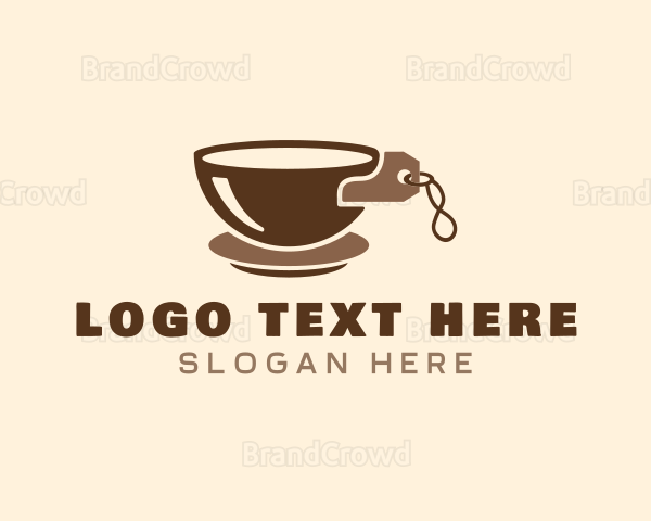 Coffee Mug Price Tag Logo