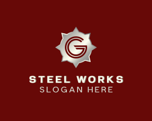 Factory - Ironwork Fabrication Factory logo design