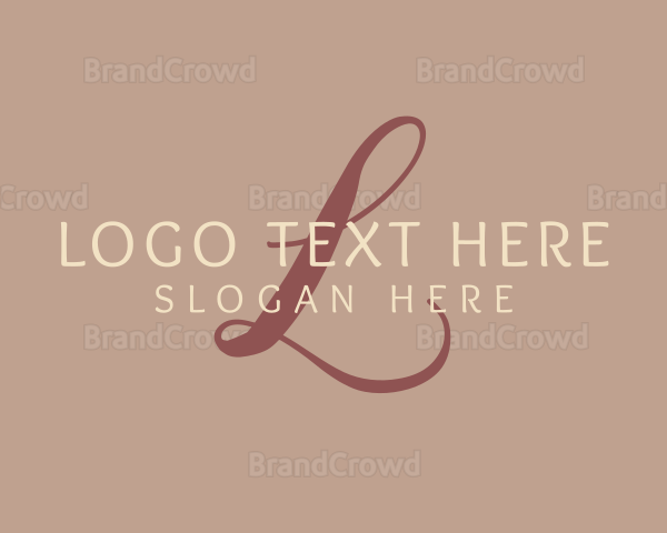 Luxury Cosmetics Fashion Logo