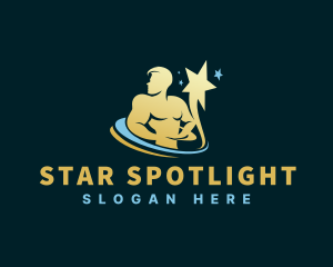 Star Human Resource Man logo design