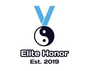 Medal - Chinese Yin & Yang Medal logo design