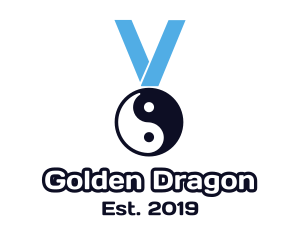 Chinese - Chinese Yin & Yang Medal logo design