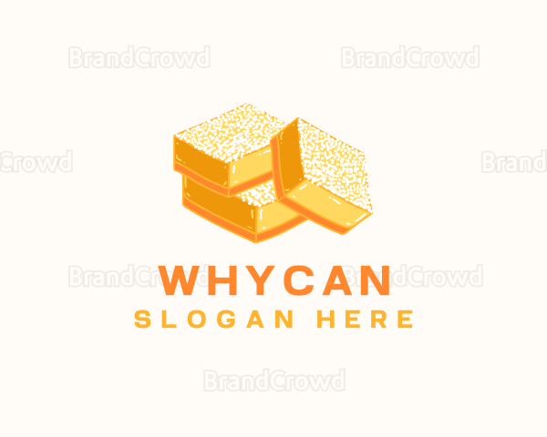 Lemon Bar Dessert Baking Logo