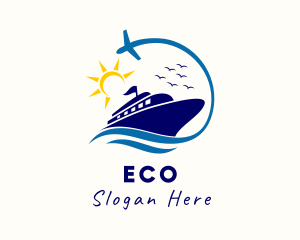 Holiday - Vacation Trip Cruise logo design