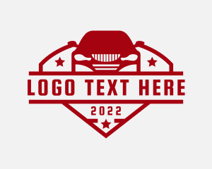 Emblem - Auto Racing Vehicle logo design