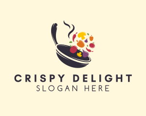 Fried - Healthy Fresh Cuisine logo design