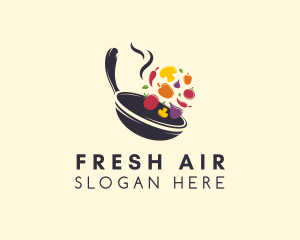 Healthy Fresh Cuisine logo design