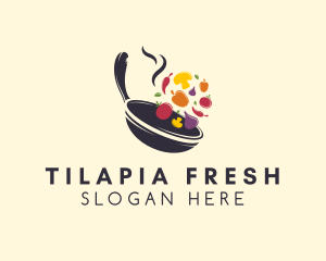 Healthy Fresh Cuisine logo design