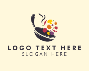 Pan - Healthy Fresh Cuisine logo design