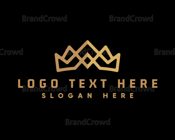 Gold King Crown Logo