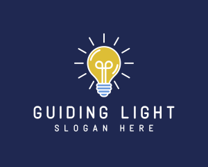 Light Bulb Idea logo design