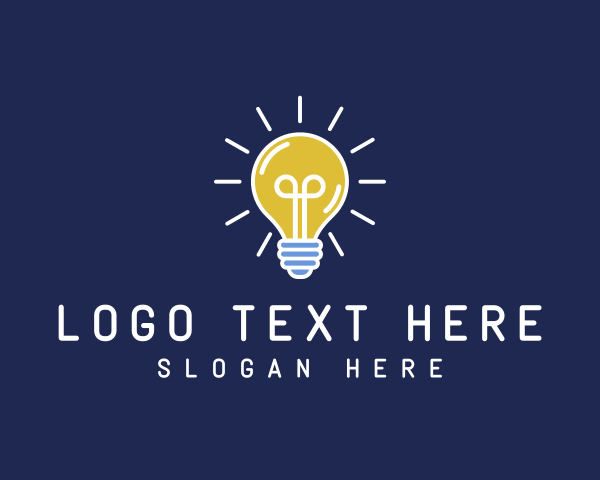 Idea - Light Bulb Idea logo design