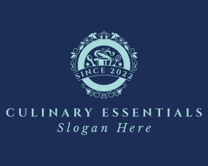 Cuisine Kitchen Cooking logo design