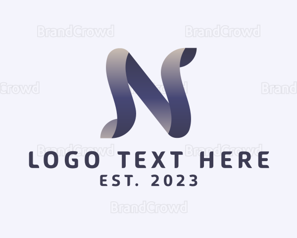 Web Developer Letter N Business Logo