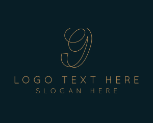 Monoline - Elegant Boutique Letter G logo design