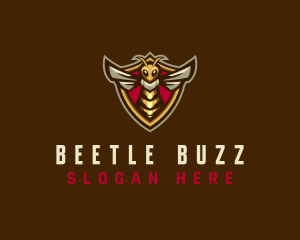 Bee Sting Shield logo design