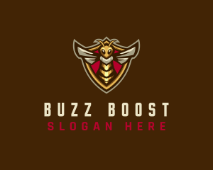 Bee Sting Shield logo design