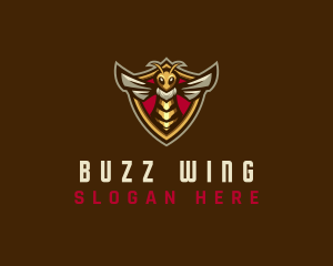 Bee Sting Shield logo design