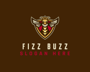 Bee Sting Shield logo design