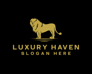 Luxury Lion Deluxe logo design