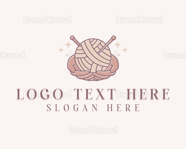 Hands Crochet Yarn Logo