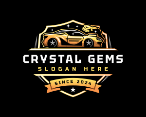 Detailing Car Maintenance Logo