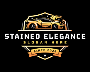 Detailing Car Maintenance Logo