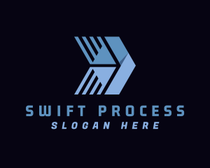 Processing - Logistic Arrow Delivery Express logo design