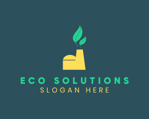 Environmentally Friendly - Eco Factory Production logo design