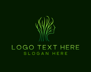 Psychology - Head Tree Neurologist logo design