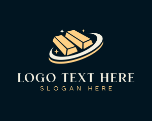 Accounting - Gold Bar Rich logo design