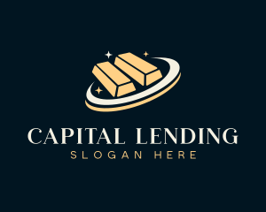 Lending - Gold Bar Rich logo design