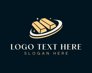 Lending - Gold Bar Rich logo design