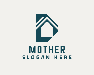 Property - House Property Letter D logo design