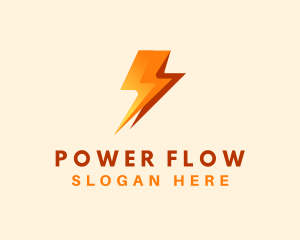 Electric Power Bolt logo design